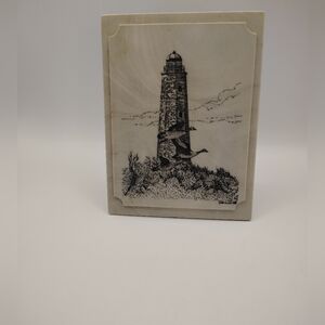 Elegant Lighthouse Engraved Plaque
